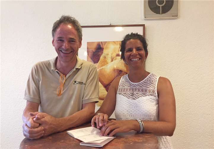 Dr. Carolin Gilbaya und Germania-Geschäftsführer Herbert Budweg hießen alle Aktiven und Zuhörer willkommen.