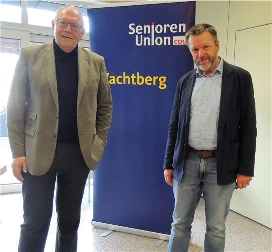 Dr. Dieter Braun und Stephan Zieger vor der Veranstaltung. Foto: privat