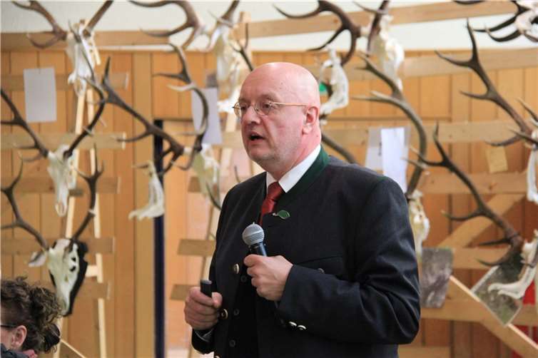 Dr. Florian Asche bei seinem Gastvortrag.