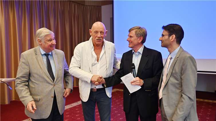 Dr. Gerhard Kreuter, Dr. Joe Bausch, Dr. Heinz Krönke, Dr. Theodoros Ballidis. Foto: privat