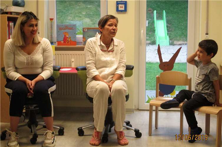 Dr. Grit Schrock besuchte die Kinder zum ersten Mal mit ihrer Assistentin Pinar Yildirim. Foto: privat