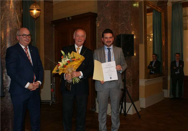 Dr. Günter Schlosser vom Förderverein Malberg und Malbergbahn wurde für besonderes soziales Engagement geehrt.