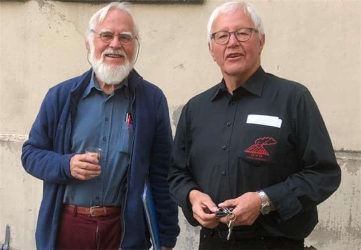 Dr. Hans-Ulrich Schmincke (l.) und Heinz Lempertz. Foto: privat