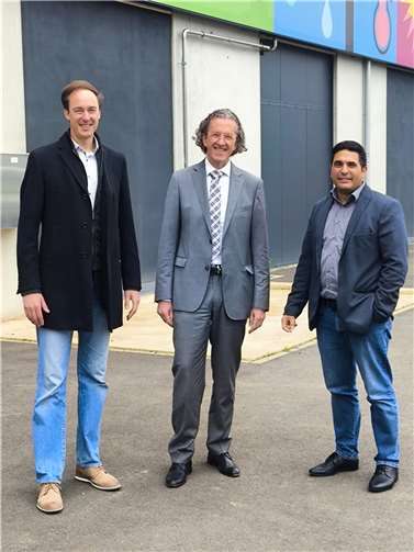 Dr. Joachim Streit und Serkan Basar hatten interessante Gespräche.  Foto:privat