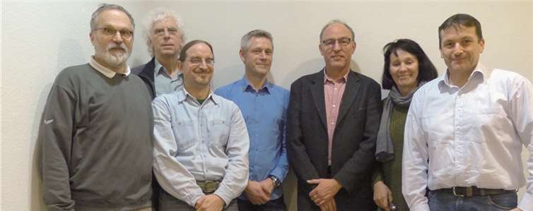 Dr. Karl Krahé, Knut Reinhardt, Sven Kraatz, Andreas Hoheisel, Werner Neven, Johanna Bienentreu und Udo Ellmer. privat