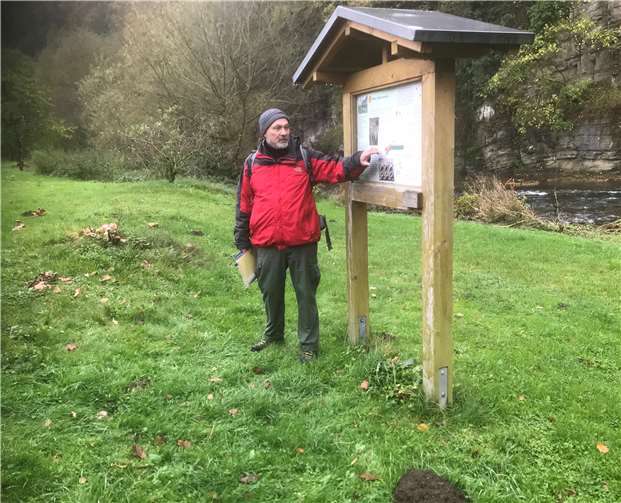 Dr. Matio Valdivia Manchego hatte seinerzeit das Konzept für den Geopfad entwickelt und konnte schon deshalb profundes Wissen zur Wanderstrecke liefern.