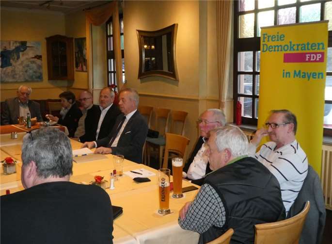 Dr. Michael Maasberg referierte zu Situation des St. Elisabeth Krankenhaus Mayen.Privat