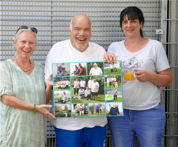 Dr. Monika Hildebrand, 1. Vorsitzende des Tierschutzvereins Andernach u.U.e.V., Edwin Schmitt und Cathrin Nohner, Tierheimleiterin.  Tierschutzverein Andernach