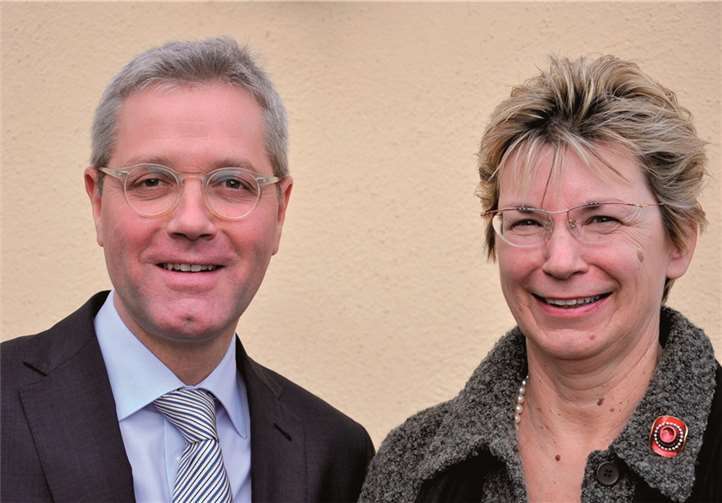 Dr. Norbert Röttgen MdB (CDU) und Frau Martina Unger (CDU) Swisttal- Miel. Privat