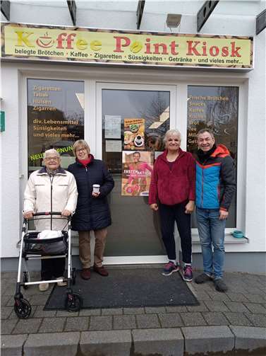 Dr. Oliver Diehl, Hedi Neukirchen, „Hubi“ Memmersheim, Maria Bachem.  Foto: privat