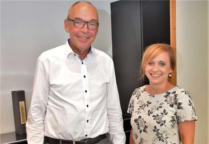 Dr. Raffael Knauber und Dana Euskirchen sind federführend für die Organisation zuständig.Foto: EICH