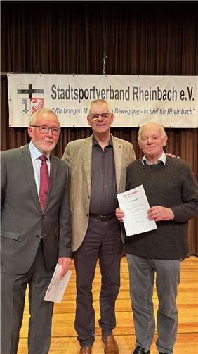 Dr. Reinhard Ganten. 65 Mal deutsches Sportabzeichen in Gold.
