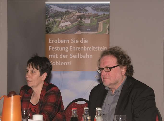 Dr. Stefanie Hahn (Ministerium für Bildung, Wissenschaft, Weiterbildung und Kultur) und Thomas Metz (Generaldirektor Kulturelles Erbe Rheinland-Pfalz) hatten positive Zahlen im Gepäck und freuen sich auf weitere zahlreiche Gäste auf der Festung Ehrenbreitstein. US