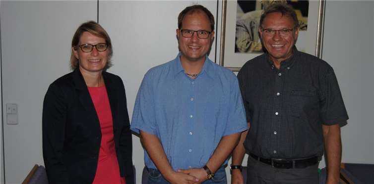 Dr. Stefanie Hubig, Marco Seidl und Hans Beckmann sprachen über bildungspolitische Themen.privat