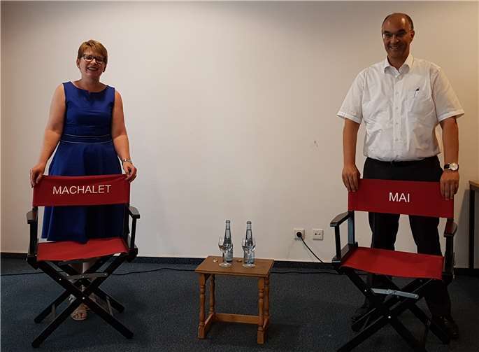 Dr. Tanja Machalet MdL sprach mit dem Präsidenten der Landespflegekammer, Dr. Markus Mai. privat