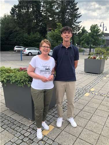 Dr. Tanja Machalet und Joel Bucior.  Foto: privat