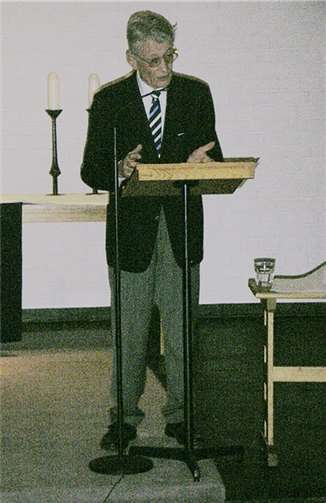 Dr. Ulrich Juncker referierte in der evangelischen Gnadenkirche. privat