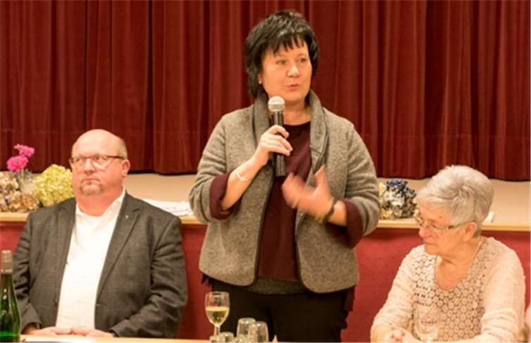 Dr. Ute Mittelberg bedankte sich für das ihr entgegengebrachte Vertrauen. privat