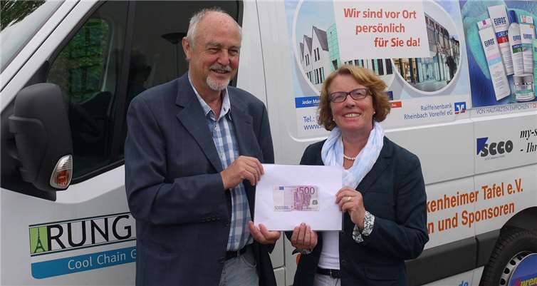 Dr. Uwe Petersen freute sich über die großzügige Spende in Höhe von 500 Euro. privat