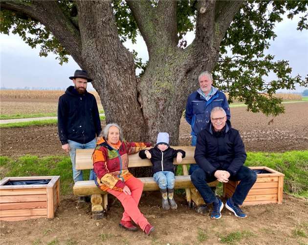 Dr. Wilmers, Holger Klöß, Jan Stiller und Marlies Hof.Fotos: privat