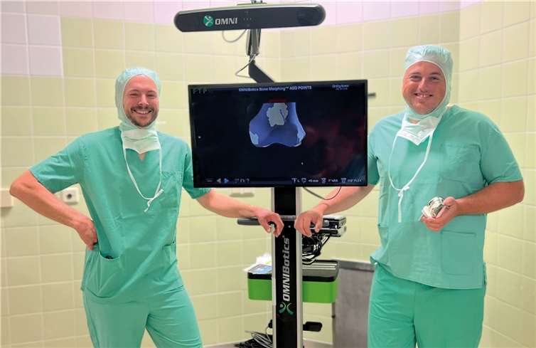 Dr. med. Jan Gödel (links) und Dr. med. Björn Andreß (rechts). Foto: St. Nikolaus-Stiftshospital Andernach