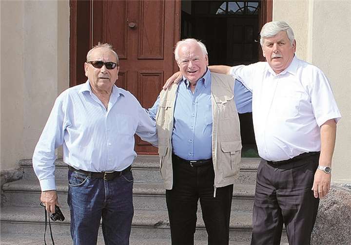 Drei Bürgermeister von einst und heute: Andrej Gralczyk, Theobald Groß und Bernhard Mius.privat
