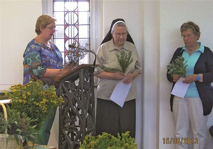 Drei Kräuter und ihre heilenden Kräfte wurden exemplarisch vorgestellt. privat