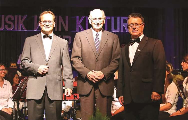 Drei Musiker – seit 50 Jahren gemeinsam (v.l.) Jürgen Sommer, Willi Kastor, Herbert Schunk.