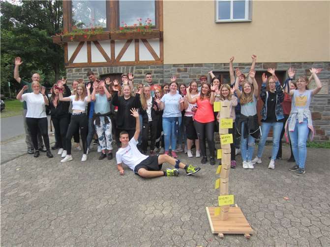Einstieg in die Erzieherausbildung Drei Tage waren sie gemeinsam unterwegs.Foto: privat