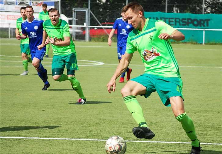 Drei Tore von Marcel Berg sollten in Windhagen nicht zu einem dreifachen Punktgewinn reichen.Fotos: SK
