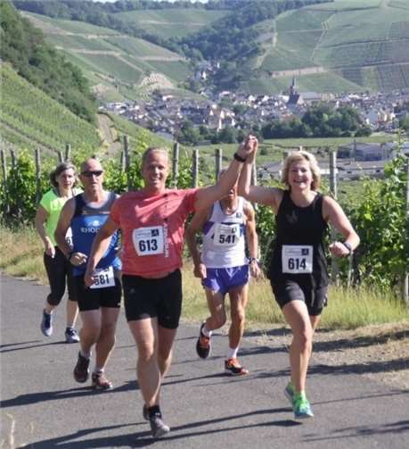 Drei der zehn Kilometer sind absolviert.