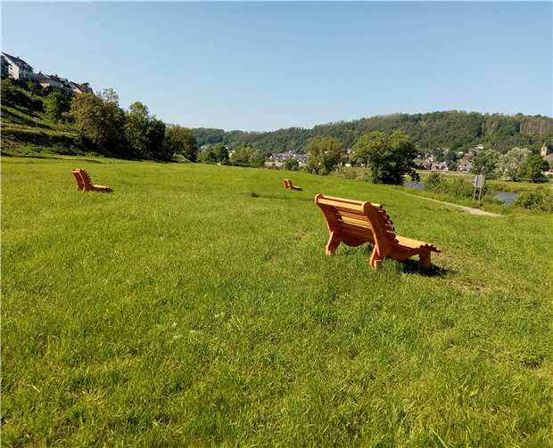 Drei neue Liegen wurden im Moselvorgelände aufgestellt. Foto: privat
