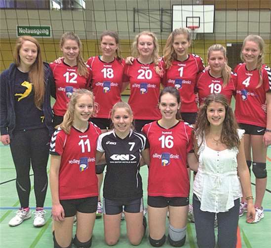 Drei perfekte Spiele zauberten die U18 Volleyballerinnen des SV Wachtberg. privat