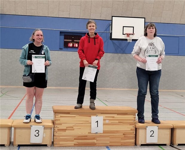 Dreimal auf dem obersten Siegertreppchen: Hildegard O´Neill.