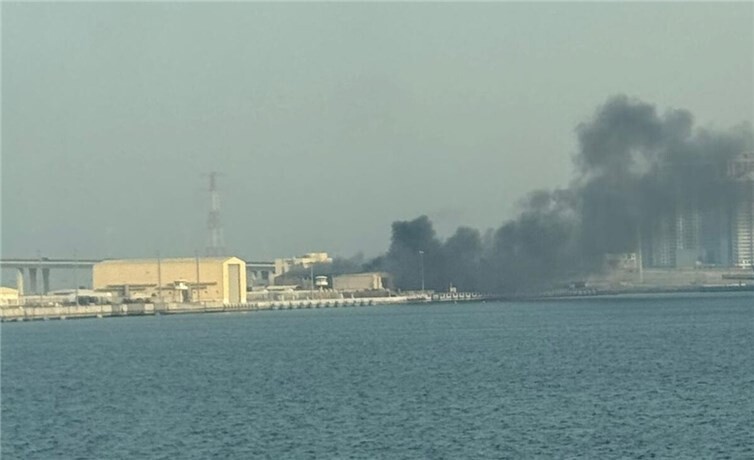 Drohneneinschlag zirka 400 Meter neben dem Schiff