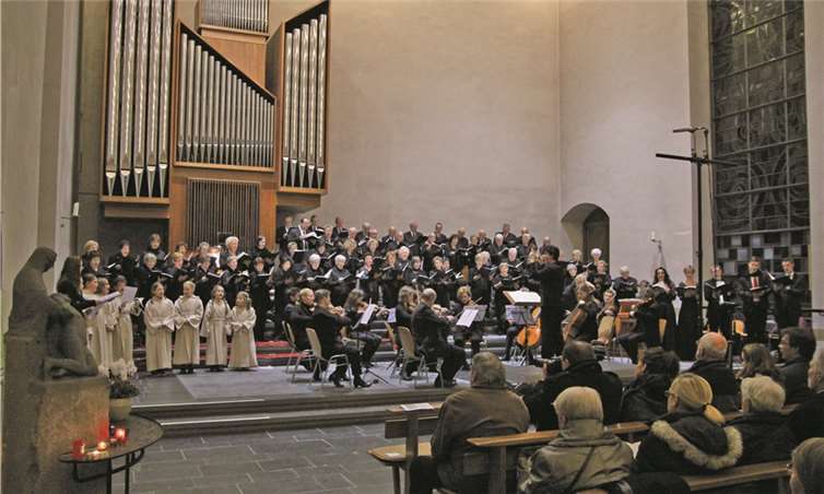 Ds Kirchenoratorium „Die Geburt Christi“ von Heinrich von Herzogenberg stellte eine schöne Einstimmung auf Weihnachten dar. privat