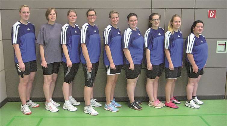 Due neue Korbballfrauenmannschaft schlägt sich gut.  Privat