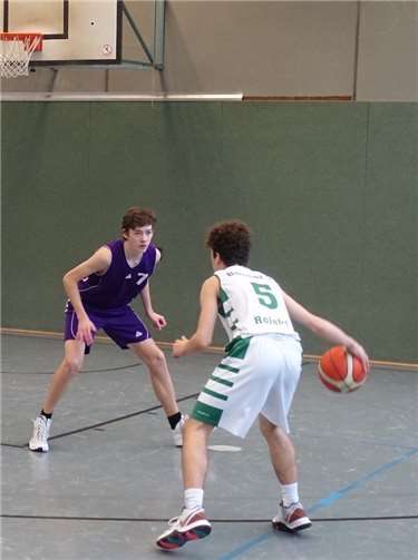 Duell der Teamkapitäne in der U16. Foto: privat