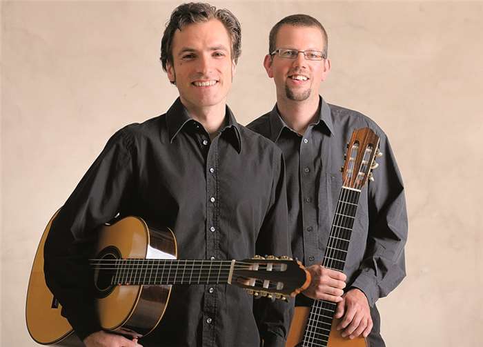 "Duo Orfeo" mit Christian Wernicke und Christian Kütemeier. privat