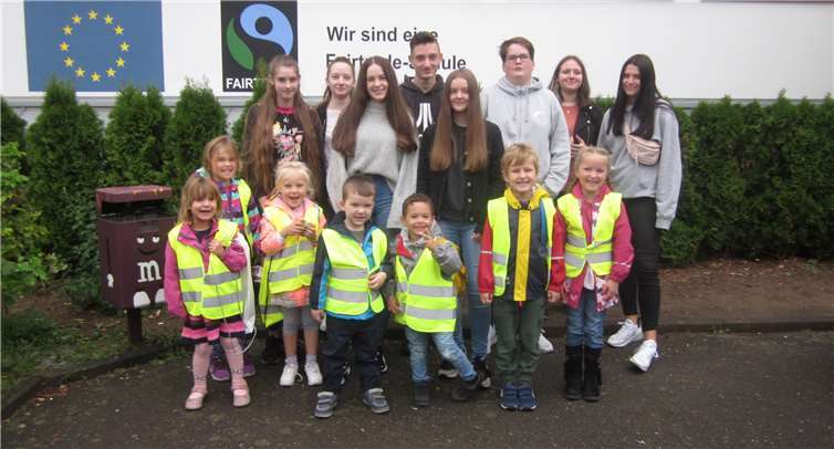 Durch das 1. Projekt wurde die Realschule Plus auf die Kita aufmerksam. Fotos: Kita „Haus Maria Anna“