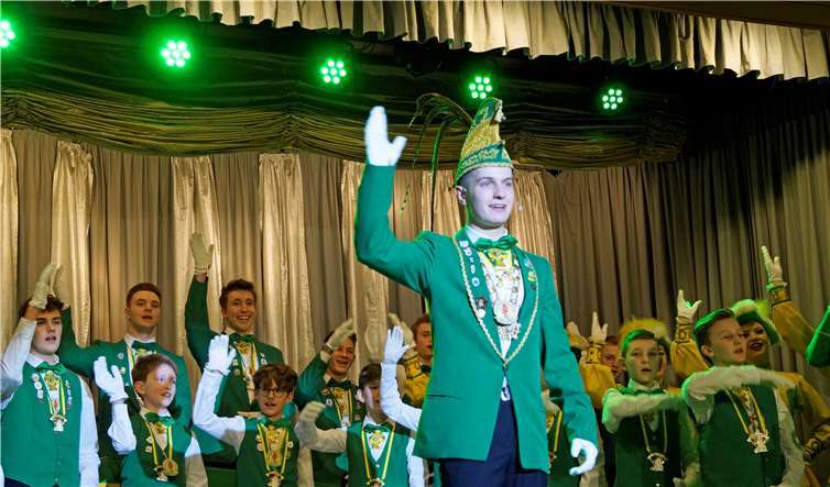 Durch das Sitzungsprogramm der Ranzengarde führte Präsident Felix Birnbach.