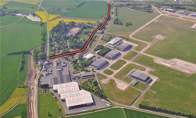 Durch den finanziellen Zuschuss wird die neue Nord-Süd-Erschließungsstraße möglich. privat