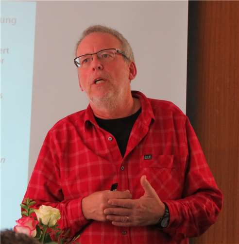Durch den guten persönlichen Kontakt des Schulleiters Thomas Schmacke konnte Martin Autschbach als Referenten gewonnen werden.Fotos: privat