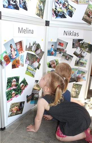 Durch die Ausstellung konnten Klein und Groß sehen, was innerhalb des Projektes Tolles entstanden ist.privat