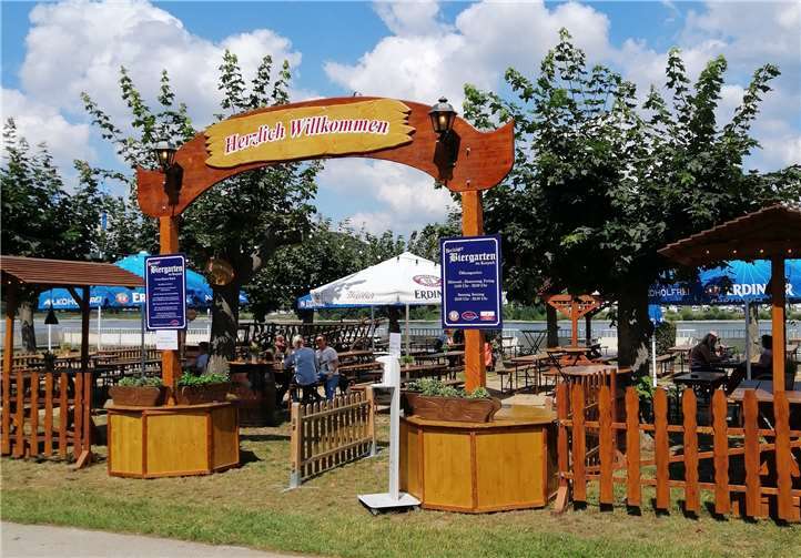 Durch die Coronapandemie entstand die Idee des mobilen Biergartens. Foto: WAMFO