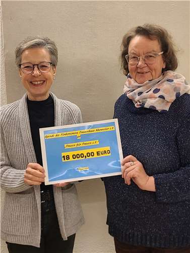 Durch die Spende können viele Projekte unterstützt werden. Foto: privat