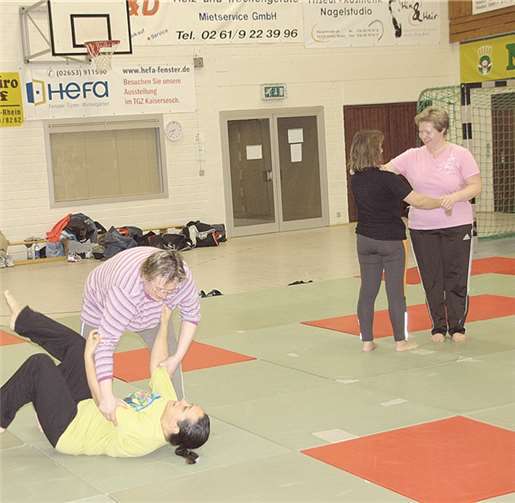 Durch die für Judoka selbstverständliche Rücksichtnahme auf den Partner ist das gemeinsame Training von Sportlern mit sehr unterschiedlichem Leistungsvermögen gar kein Problem. privat