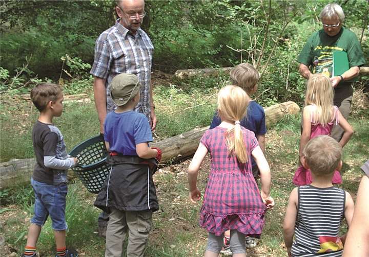 Durch die informative Begleitung lernten die Kinder viel über den Wald. privat