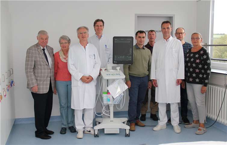 Durch eine großzügige Spende konnte das Krankenhaus Maria Hilf für den Operationssaal ein hochmodernes, besonders leistungsfähiges Ultraschallgerät anschaffen.Foto: privat