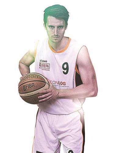 Dustin Szafranski, der zwölf Punkte beim Sieg in Kassel erzielte.privat